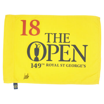 Collin Morikawa Signed Pin Flag - The Open Champion 2021