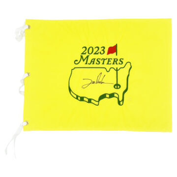 John Rahm Signed Pin Flag - The Masters Champion 2023