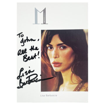 Lisa Barbuscia Signed Photo - 8x6 Film Icon