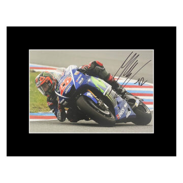 Maverick Vinales Signed Photo Display - 16x12 MotoGP Autograph