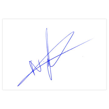 Nathaniel Clyne Signed White Card - Crystal Palace Autograph