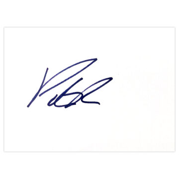 Patrick Reed Signed White Card - Golf Autograph