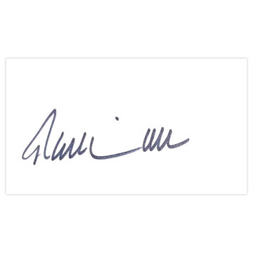 Phil Tufnell Signed White Card - England Cricket Icon