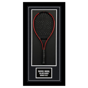 Rafael Nadal Signed Framed Racket - Roland Garros Winner 2022