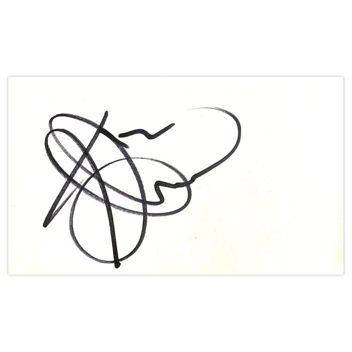 Signed Aaron Lennon White Card - England Autograph