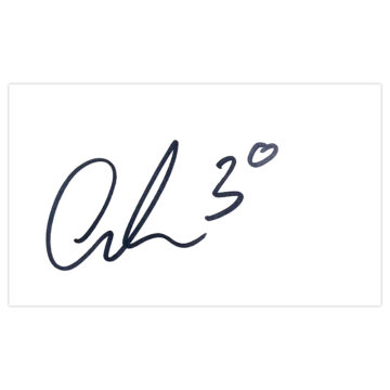 Signed Adam Legzdins White Card - Birmingham City Autograph