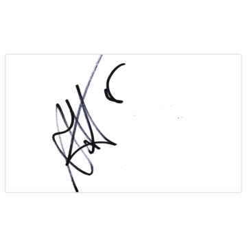 Signed Alejandro Pozuelo White Card - Swansea City Autograph