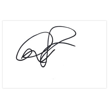 Signed Alex Baptiste White Card - Bolton Wanderers Autograph