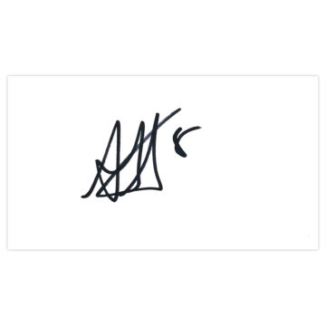 Signed Alex Pearce White Card - Reading Autograph