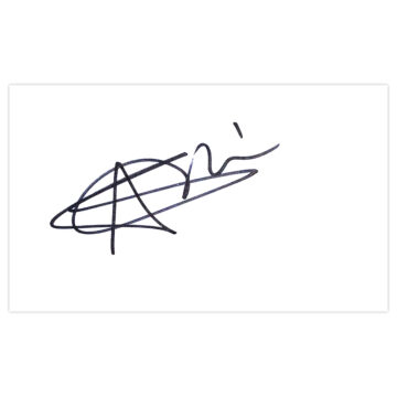 Signed Alex Smithies White Card - Cardiff City Autograph