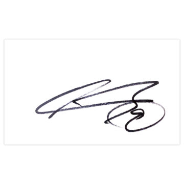 Signed Alvaro Negredo White Card - Spain Icon