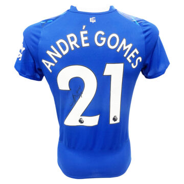 Signed Andre Gomes Shirt – Everton Icon Autograph