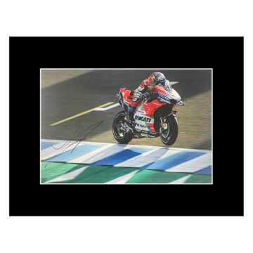 Signed Andrea Dovizioso Photo Display - 16x12 MotoGP Autograph