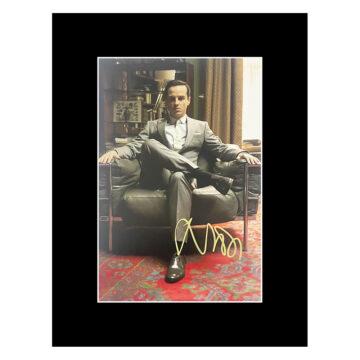 Signed Andrew Scott Photo Display - 16x12 Film Icon