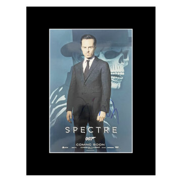 Signed Andrew Scott Photo Display - 16x12 Spectre Icon