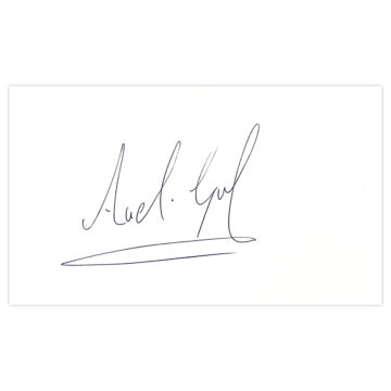 Signed Andy Gray White Card - Wolves Autograph