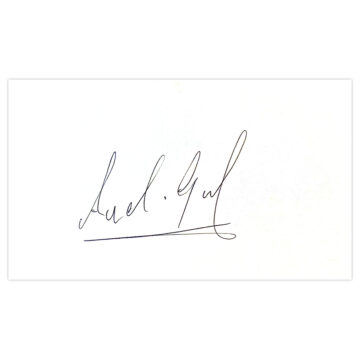 Signed Andy Gray White Card - Wolves FC Icon