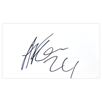 Signed Ashley Fletcher White Card - Middlesbrough FC Icon