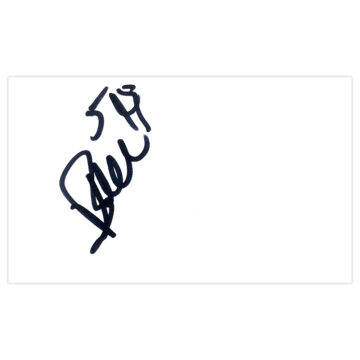 Signed Beni Baningime White Card - Everton FC Icon