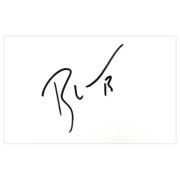 Signed Brek Shea White Card - USA Autograph