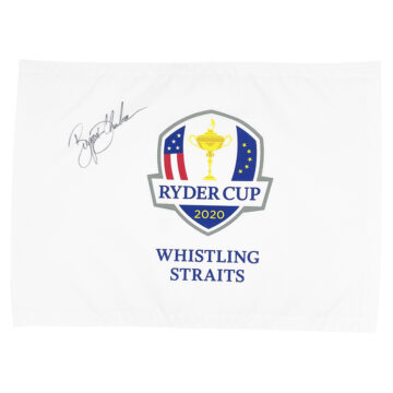 Signed Bryson DeChambeau Pin Flag - Ryder Cup Winner 2020