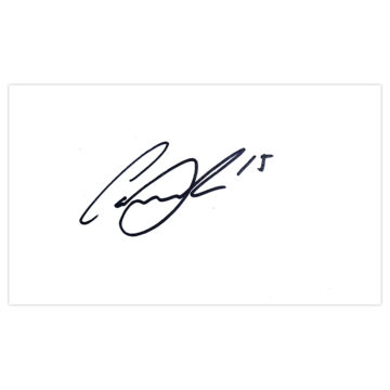 Signed Callum O'Dowda White Card - Bristol City Autograph