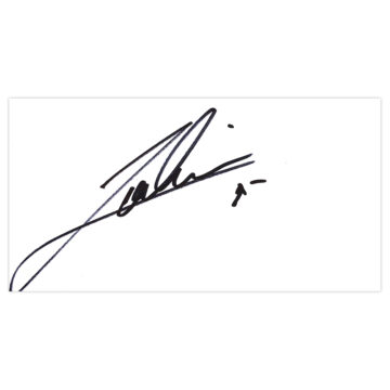 Signed Carl Jenkinson White Card - West Ham United Autograph