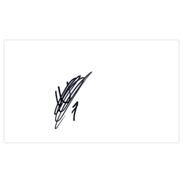 Signed Chris Humphrey White Card - Preston North End Autograph