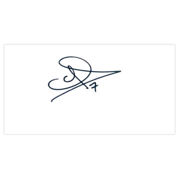 Signed Chris McCann White Card - Burnley Autograph