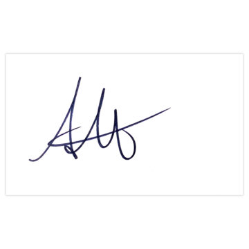 Signed Christian Abbiati White Card - AC Milan Icon