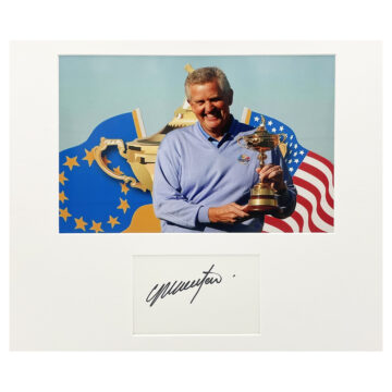 Signed Colin Montgomerie Photo Display - 16x14 Ryder Cup Captain 2010