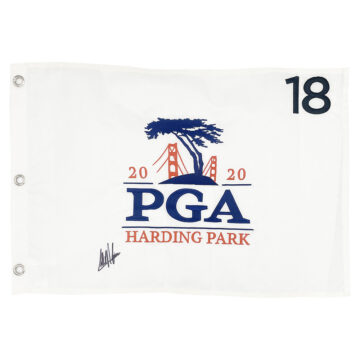 Signed Collin Morikawa Pin Flag - PGA Championship Winner 2020