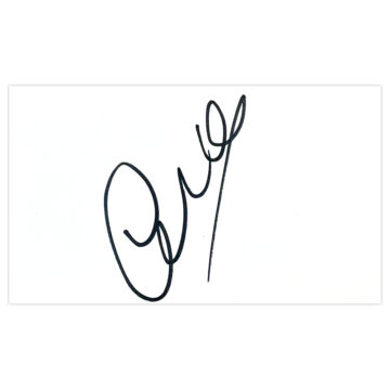 Signed Corry Evans White Card - Hull City Autograph