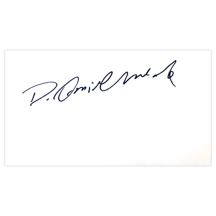 Signed Daniel Omielanczuk White Card - UFC Autograph