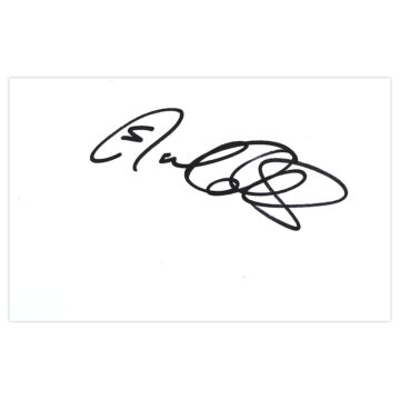 Signed Danny Collins White Card - Sunderland Autograph