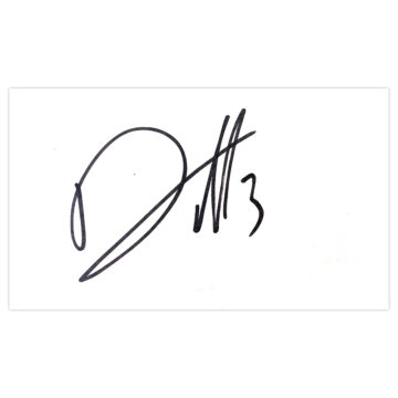 Signed Derrick Williams White Card - Bristol City Autograph