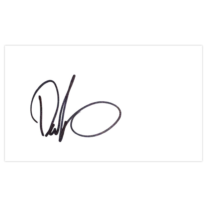 Signed Donervon Daniels White Card - Walsall Autograph