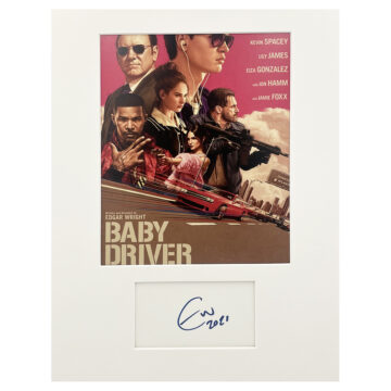 Signed Edgar Wright Photo Display - 16x12 Film Icon