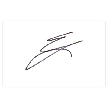 Signed Eric Lichaj White Card - Hull City Autograph