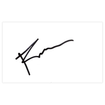 Signed Erick Rowan White Card - WWE Autograph