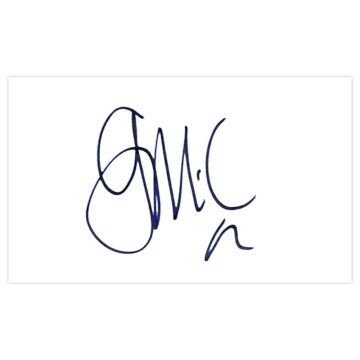 Signed Garath McCleary White Card - Reading Autograph