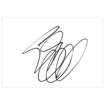 Signed Gary Caldwell White Card - Wigan Athletic Autograph