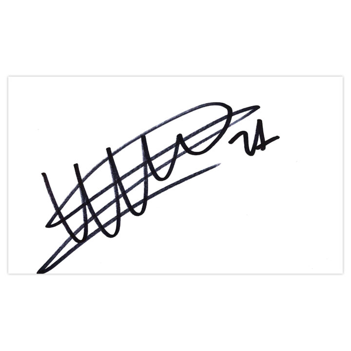 Signed Guly do Prado White Card - Southampton FC Autograph