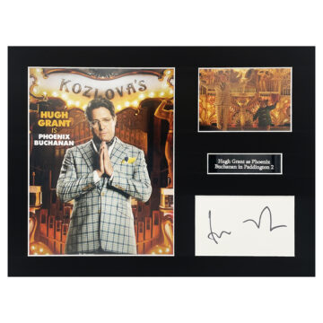 Signed Hugh Grant Photo Display - 16x12 Phoenix Buchanan Paddington 2