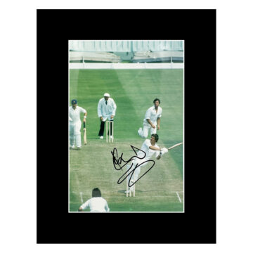 Signed Ian Botham Photo Display 16x12 - England Cricket Icon