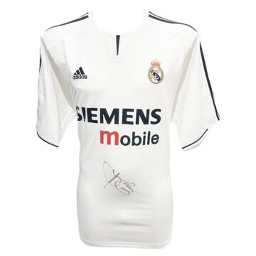 Signed Ivan Campo Shirt - Real Madrid Icon