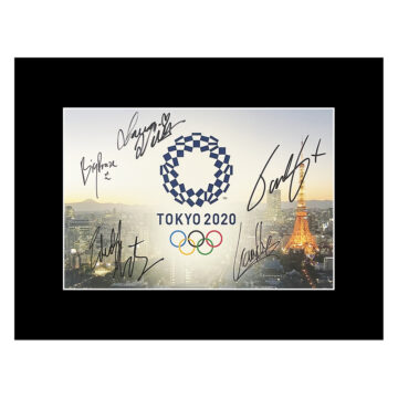 Signed James Guy, Lauren Williams, Frazer Clarke, Liam Heath & Eilidh Photo Display - Team GB