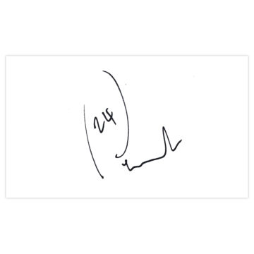 Signed James Perch White Card - QPR Autograph