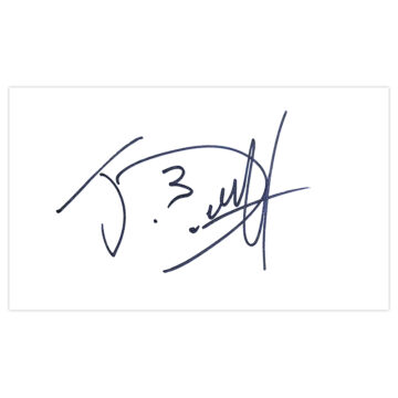 Signed Jamie Devitt White Card - Hull City Autograph