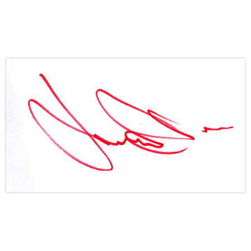 Signed Jamie Donaldson White Card - Golf Autograph